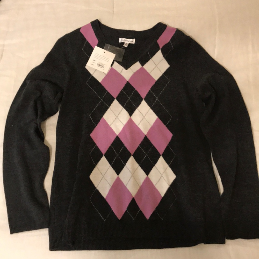 BRAND NEW Croft & Barrow Argyle Sweater